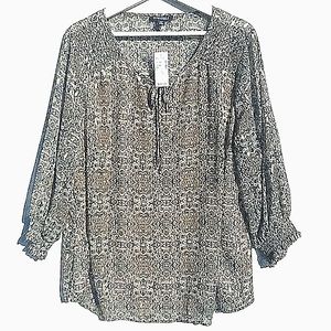 Roz & Ali ~ Blouse ~ NWT